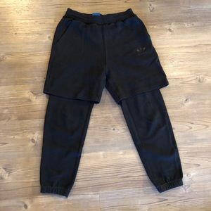 Adidas - Sweat Pants with Shorts over